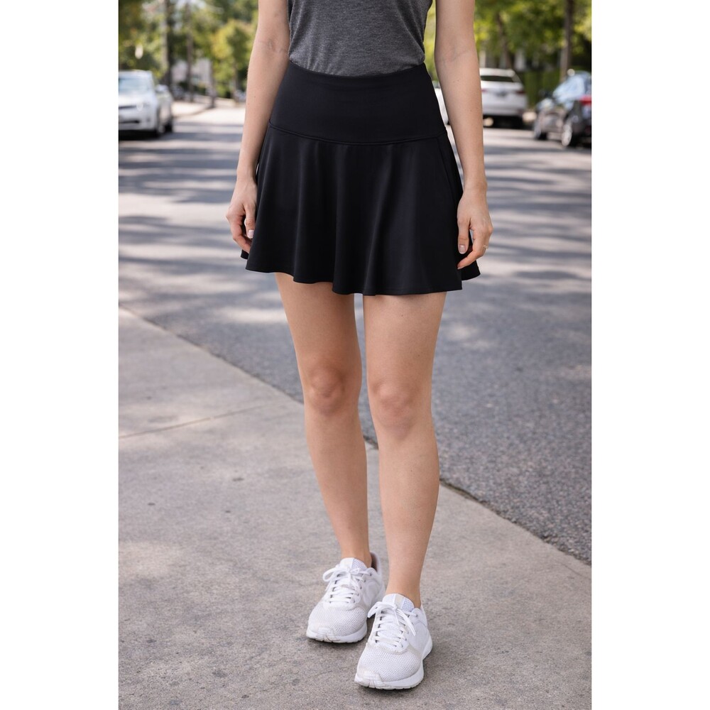 RedFinch Women’s Black Athletic Skort Tennis Golf Activewear Skirt Size M - Picture 7 of 10